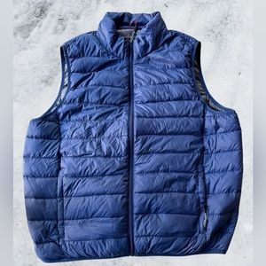 Men’s Hawke & Co. Down vest Navy blue size L GUC